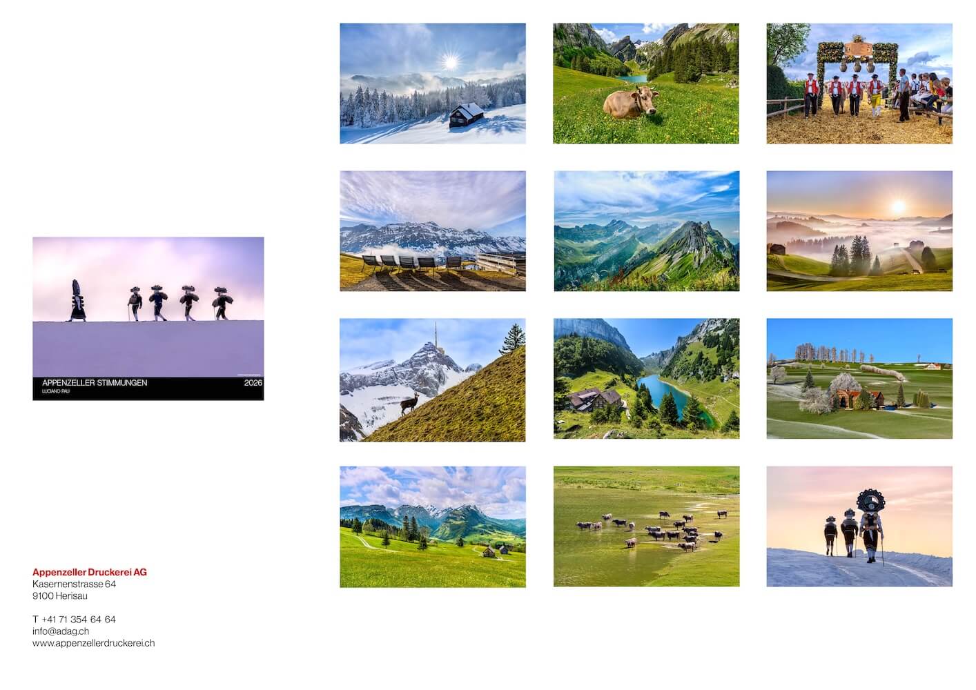 Bildkalender Appenzeller Stimmungen 2026 – Bild 2